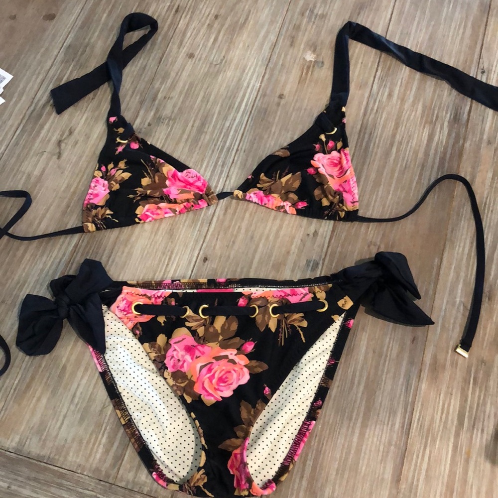 Betsey Johnson rose bikini